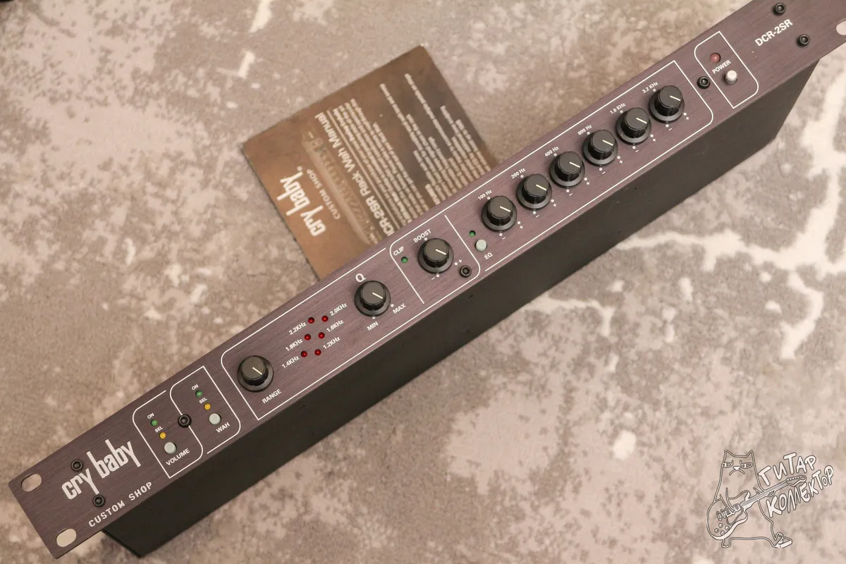Dunlop DCR 2SR Rack Cry baby Custom Shop Wah