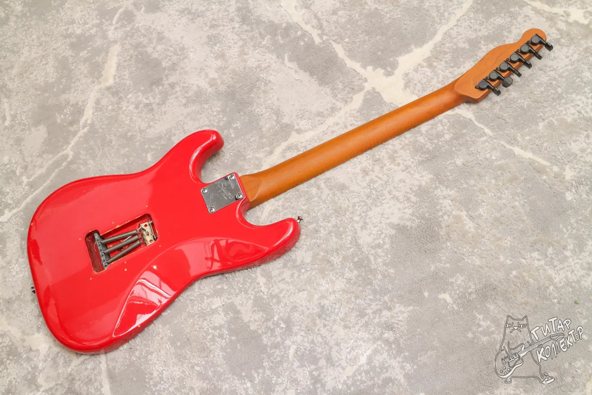 Squier Partcaster Strat Red H
