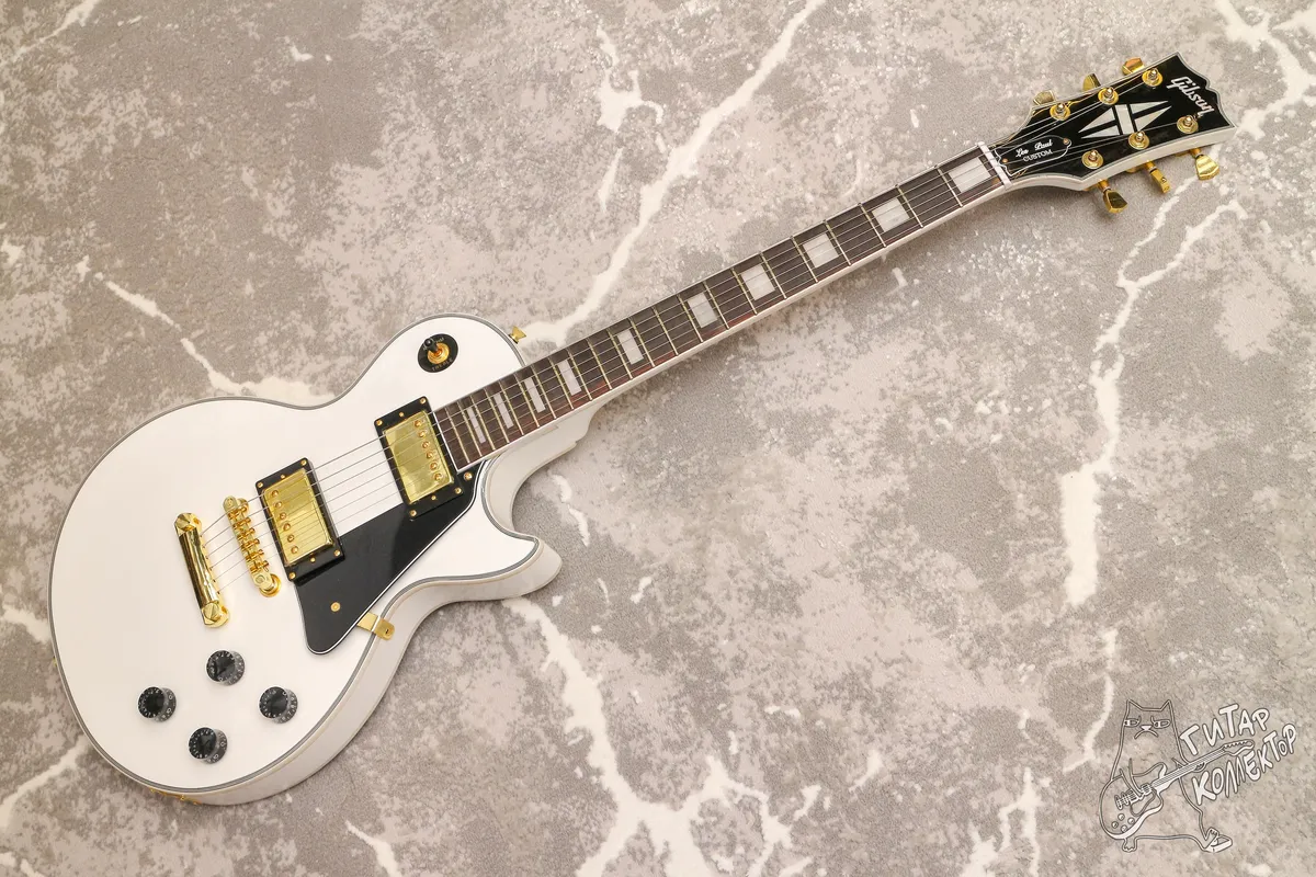 Gibson Les Paul Custom Alpine White China Copy