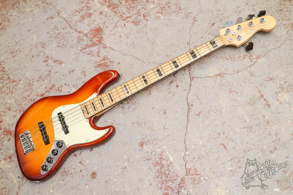Fender American Elite Jazz Bass V Ash