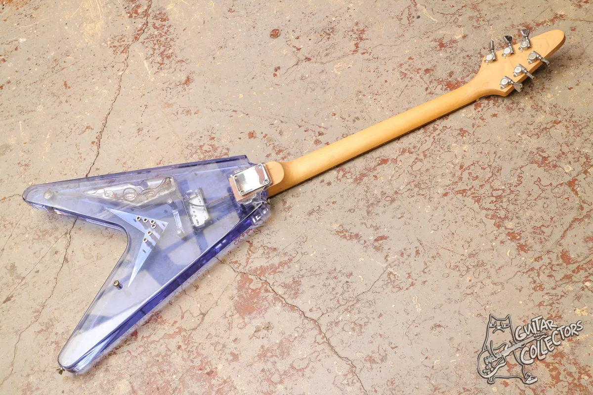 Juno Acrylic Crystal Flying V