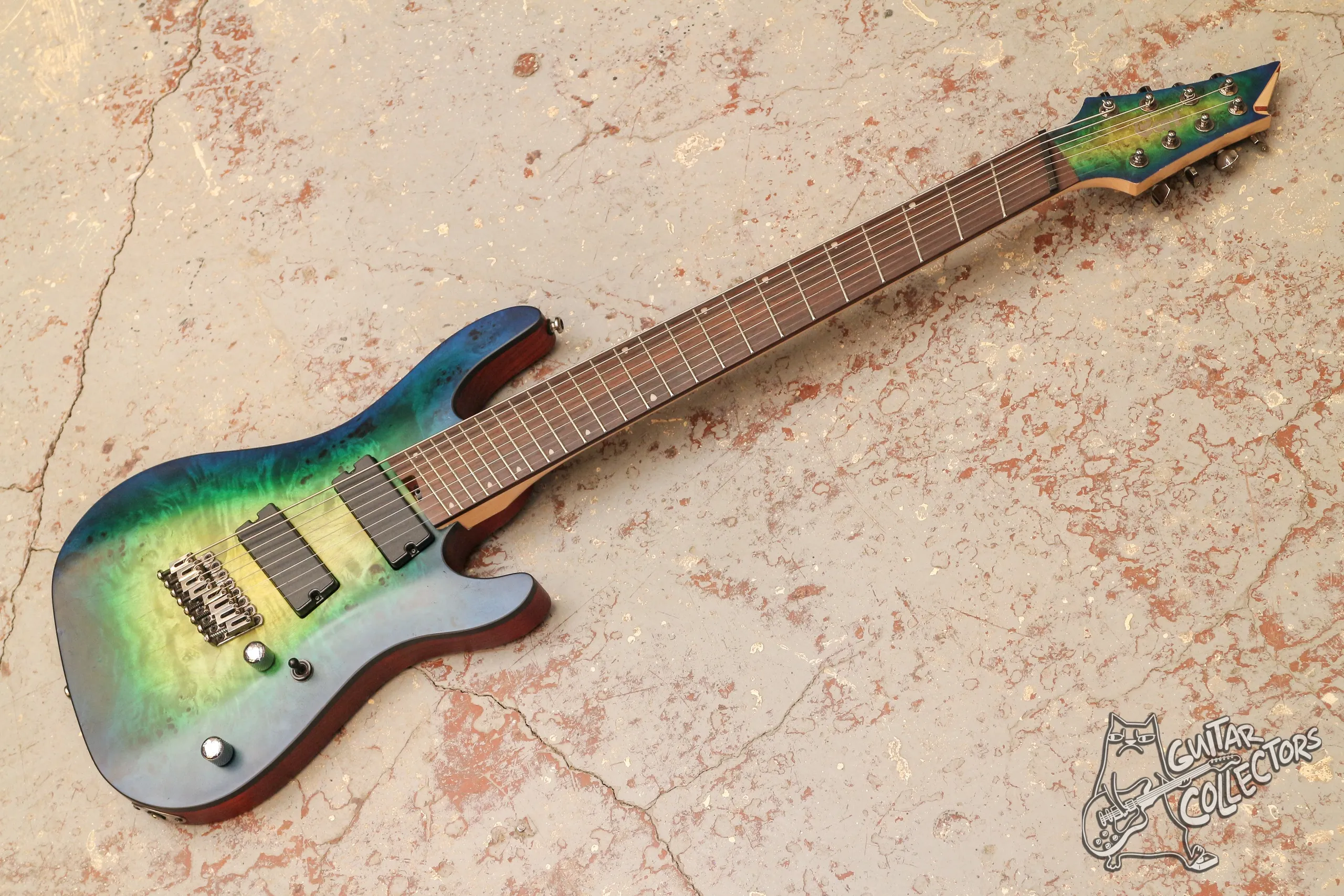 Cort KX508MS Multi Scale Mariana Blue Burst