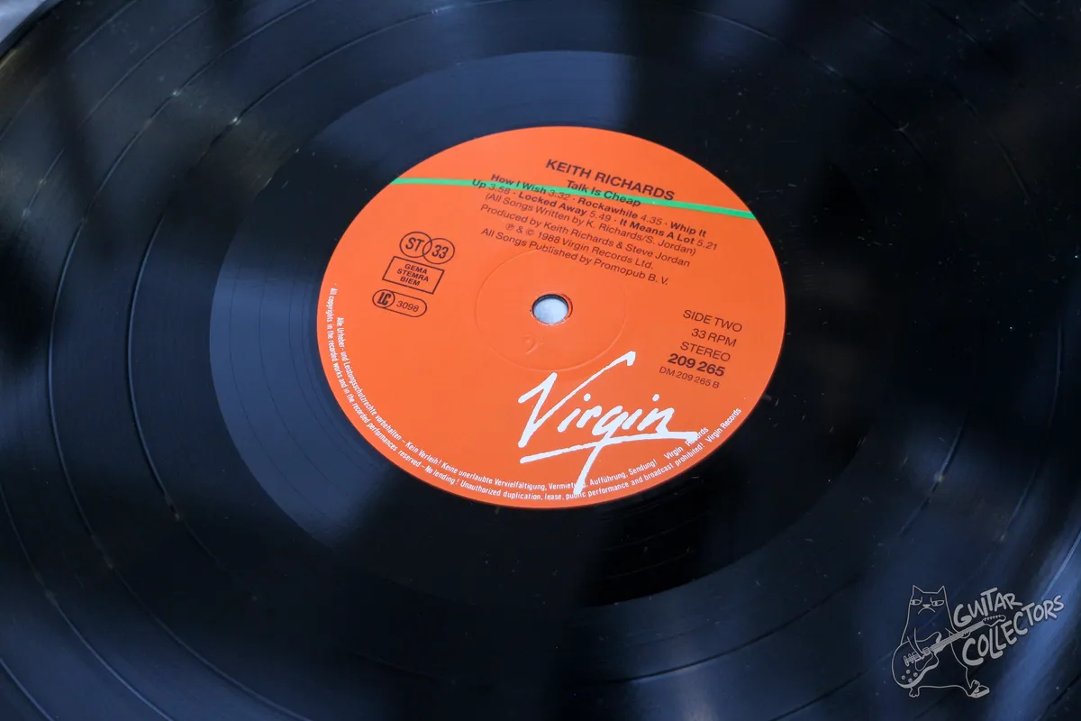 Keith Richards – Talk Is Cheap LP Europe 1988 NM/NM