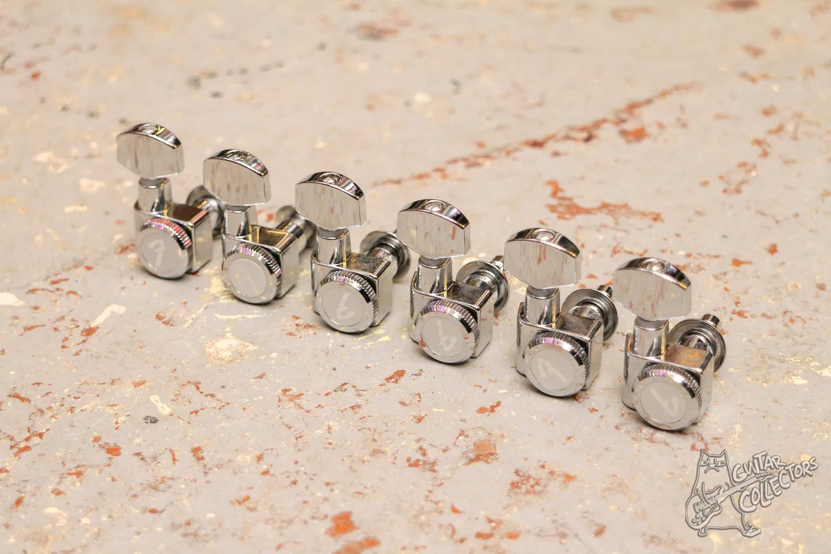 Fender Колки Локовые 6 в ряд Хром