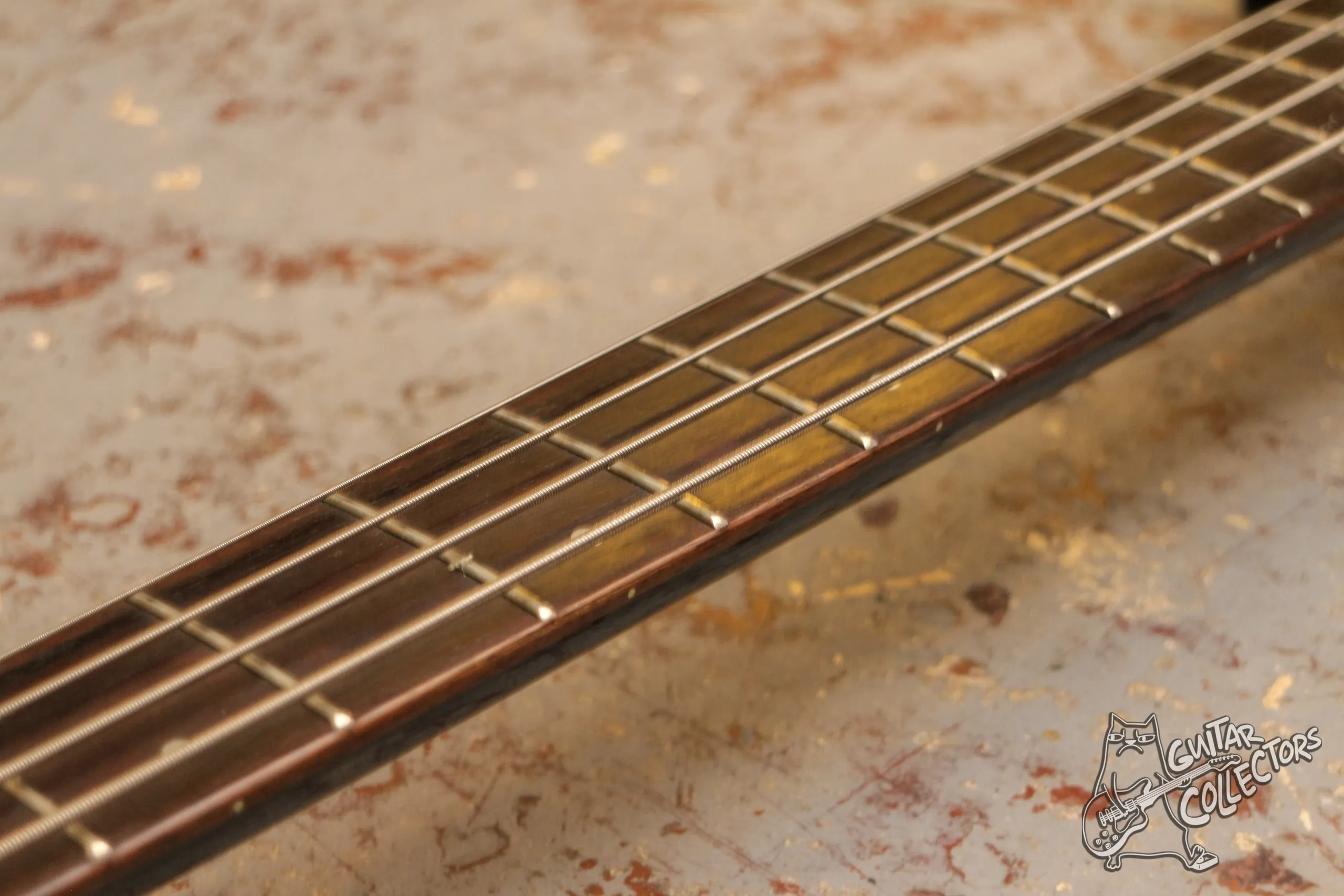 Silvertone Paul Stanley Apocalypse Kiss Bass Guitar