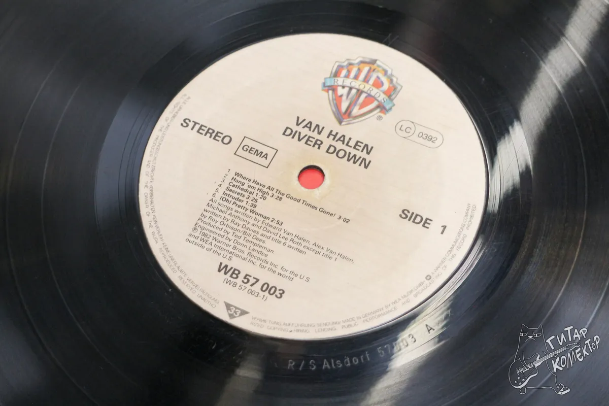 Van Halen - Diver Down LP Germany 1982 1st Press VG/VG
