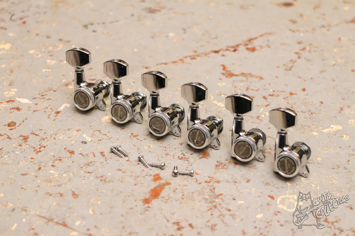 Gotoh Локовые колки 6 в ряд Хром
