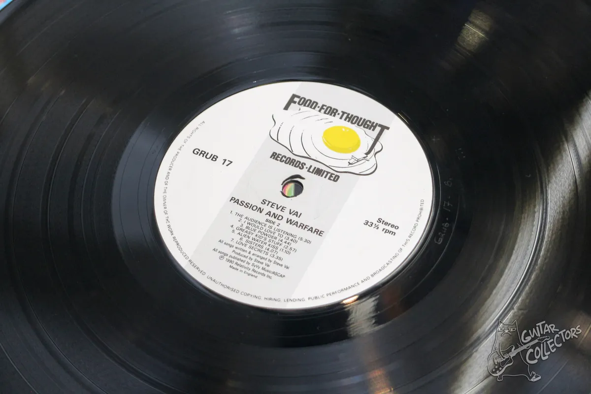Steve Vai - Passion And Warfare LP UK 1990 EX/NM