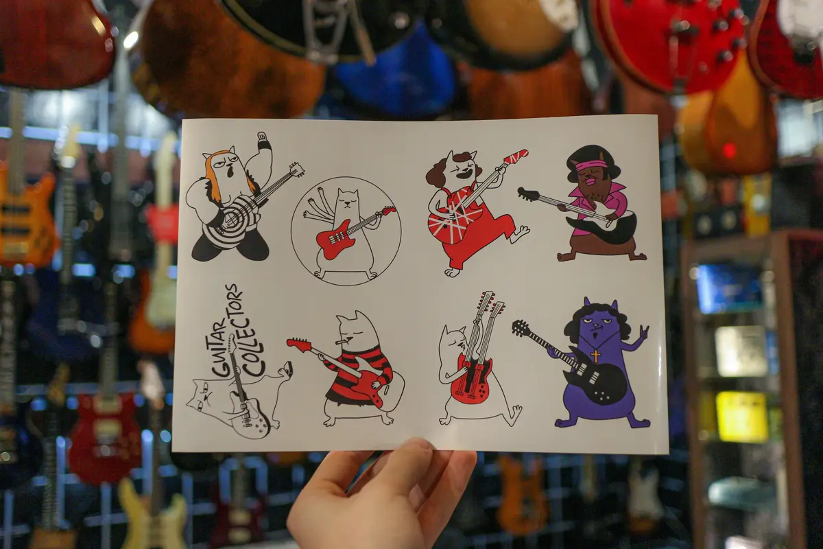 Стикеры Guitarcollectors