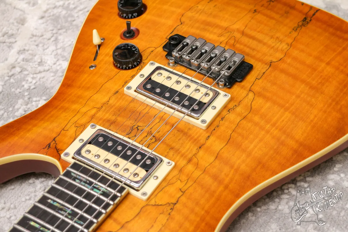 Schecter C-1 Exotic Spalted Maple SNVB