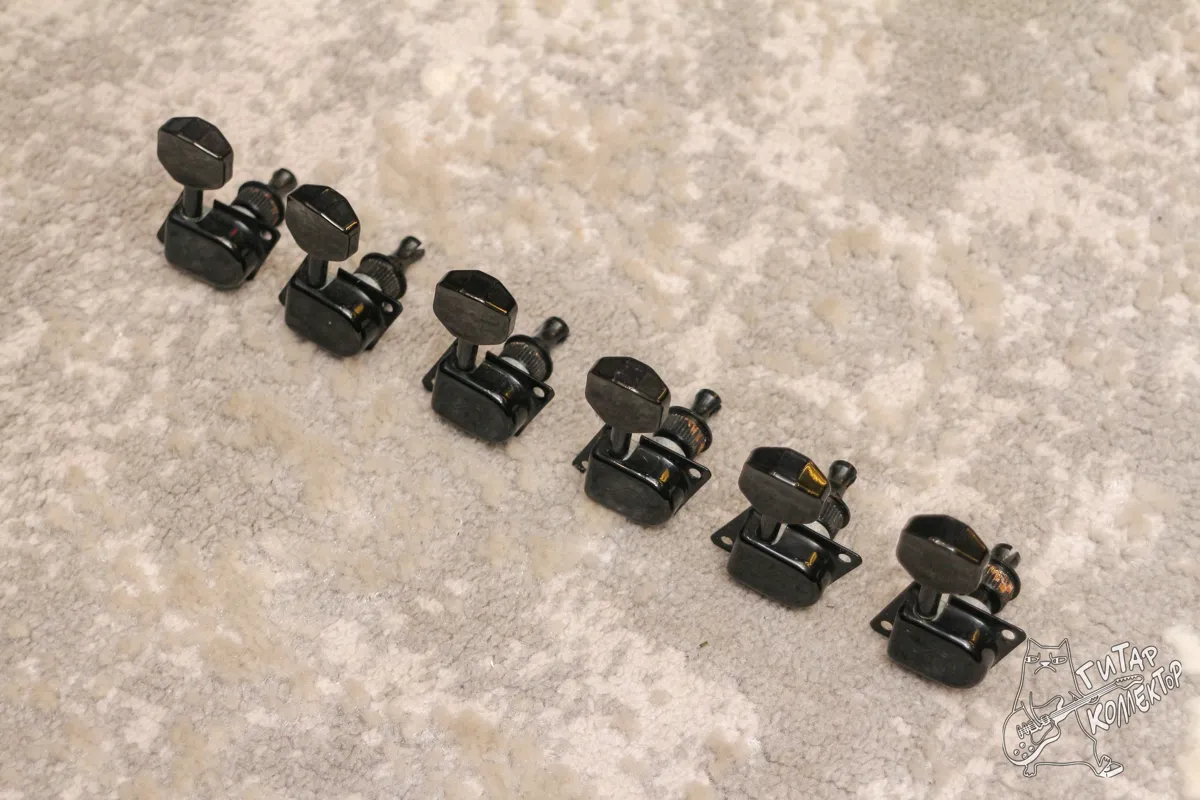 Schaller 70´s Fender Колки 6 в ряд Black