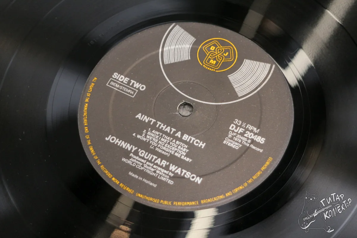 Johnny Guitar Watson – Ain't That A Bitch LP Holland 1976 VG/NM