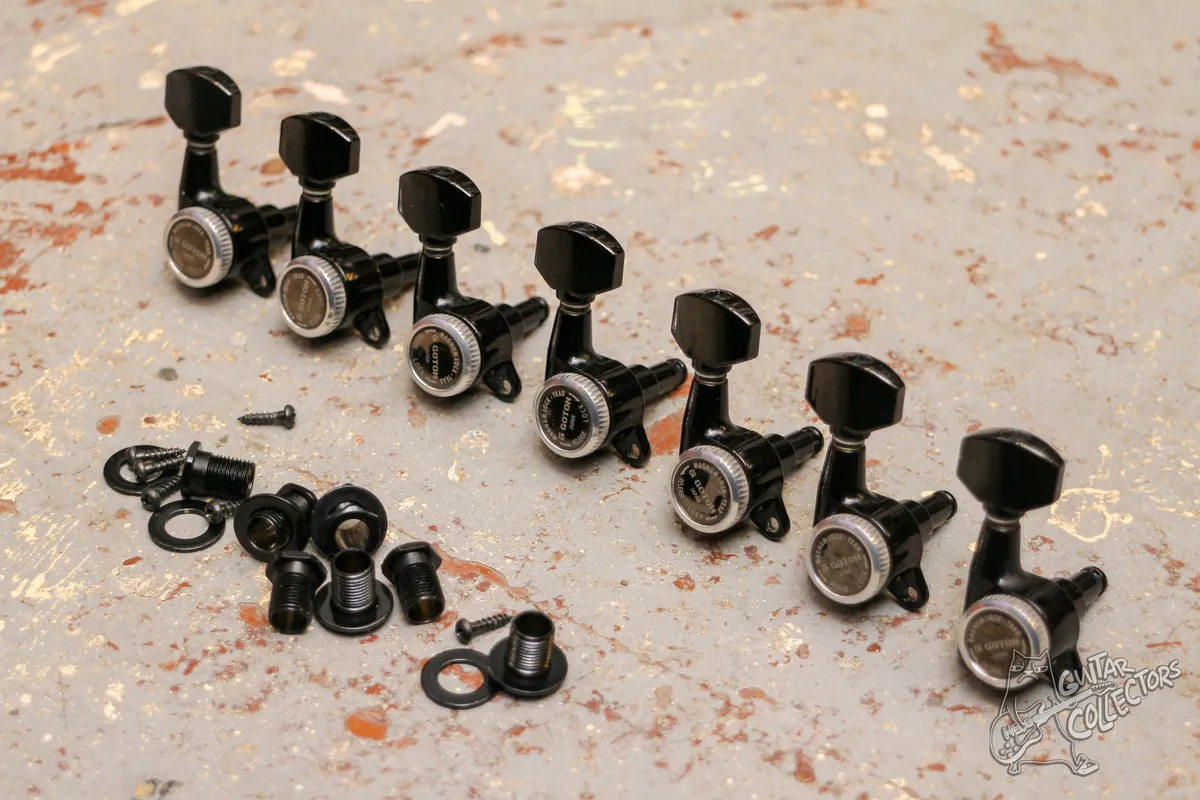 Gotoh Локовые колки 6 в ряд Black