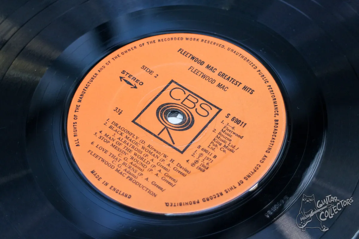 Fleetwood Mac – Fleetwood Mac Greatest Hits LP UK 1971 EX/NM
