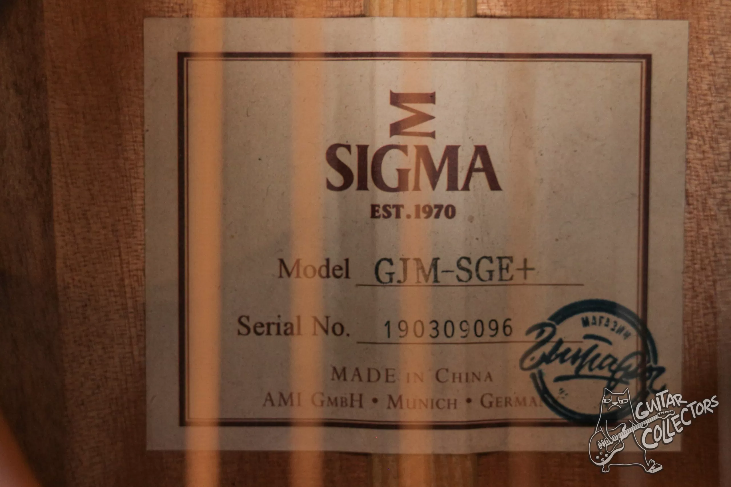 Sigma Guitars GJM-SGE+