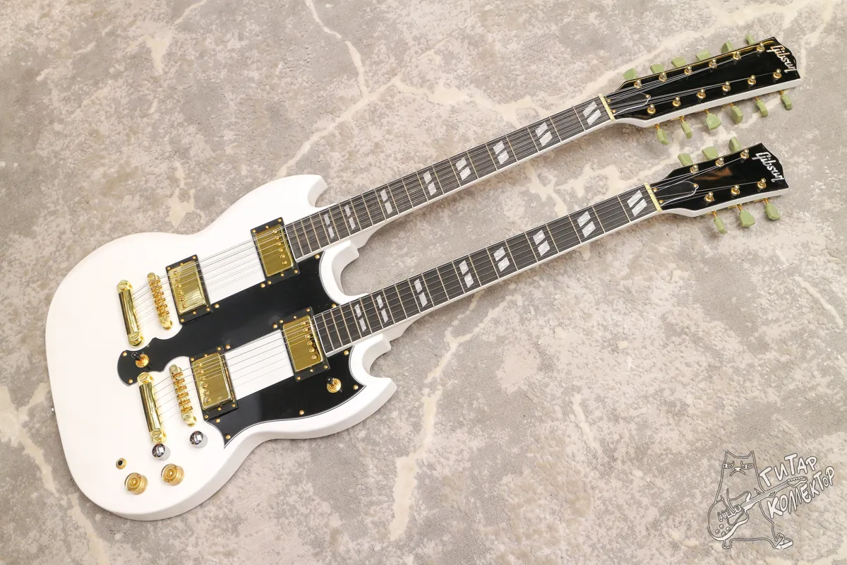 Gibson EDS-1275 Double Neck SG Alpine White Copy