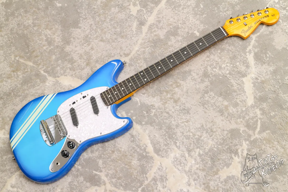 Fender Mustang Competition Blue Burst Copy