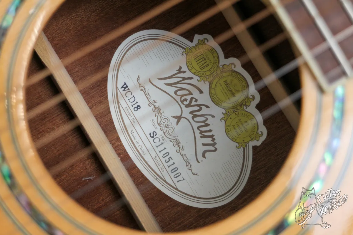 Washburn WCD18 Dreadnought Natural