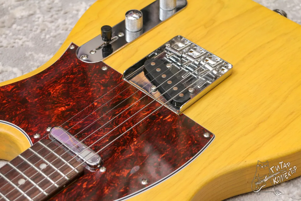 J&D Guitars TL Ash CP Telecaster Vintage Blonde