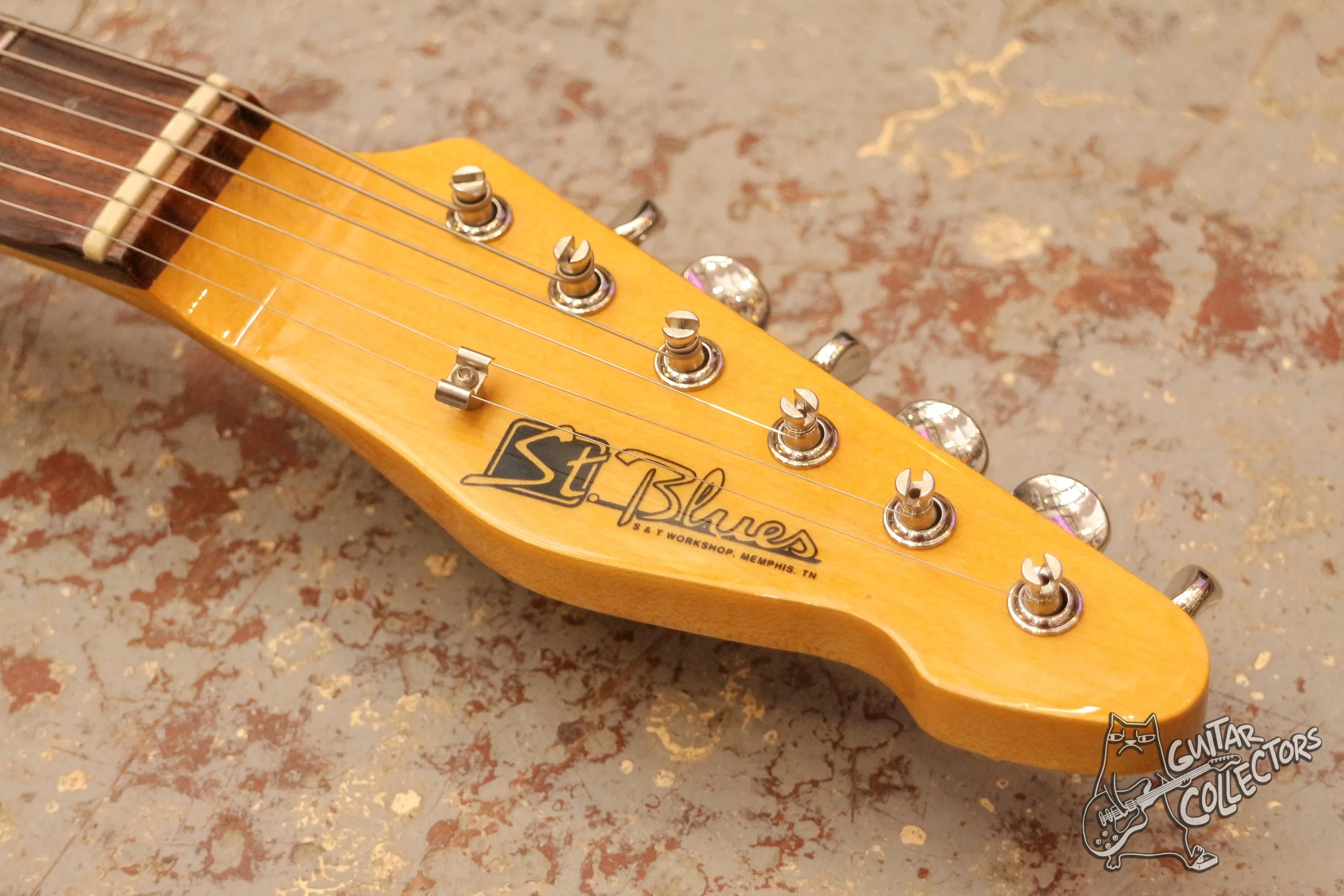 St Blues Blindsider Stratocaster Scalloped