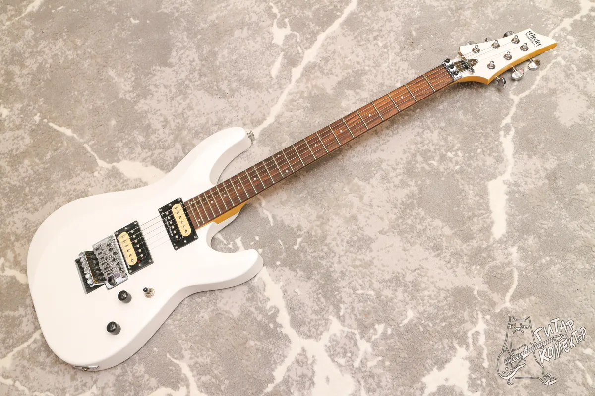 Schecter C-6 Deluxe FR SWHT