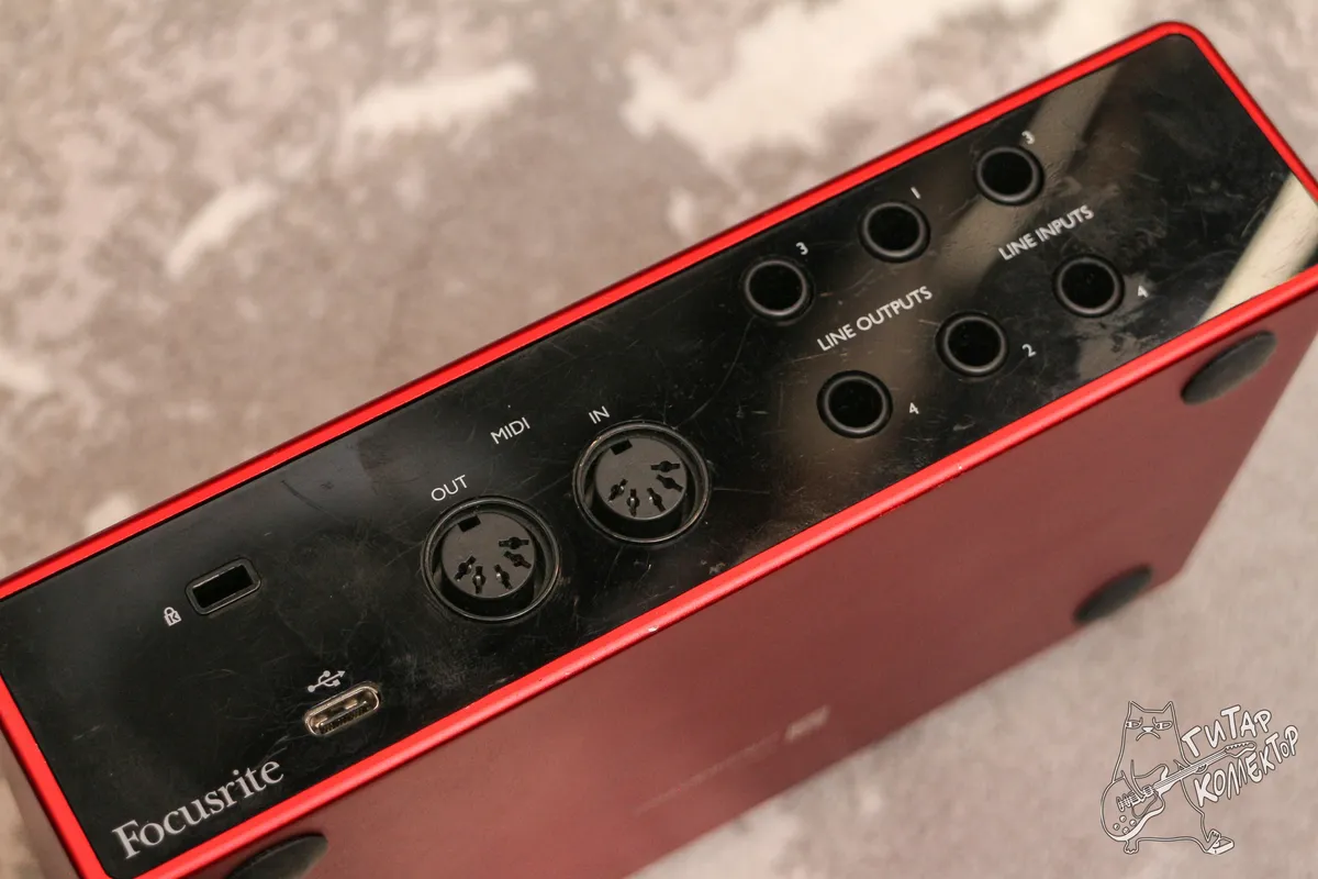 Focusrite Scarlett 4i4 3rd Gen Usb аудиоинтерфейс