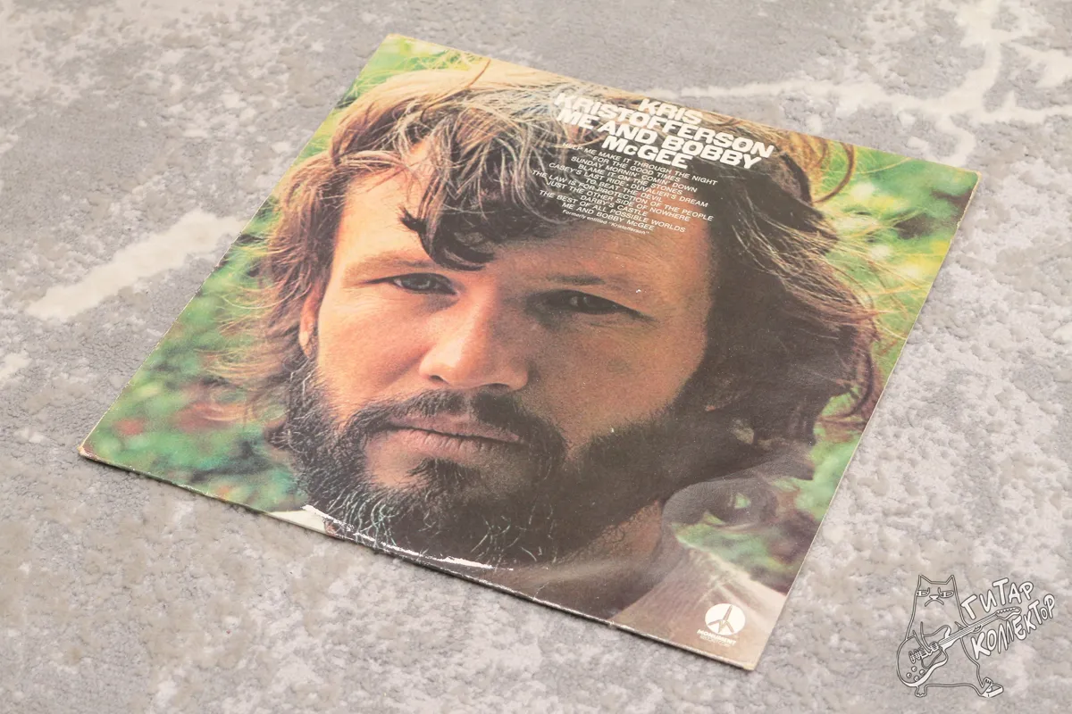 Kris Kristofferson – Me And Bobby McGee LP Holland 1974 EX/NM