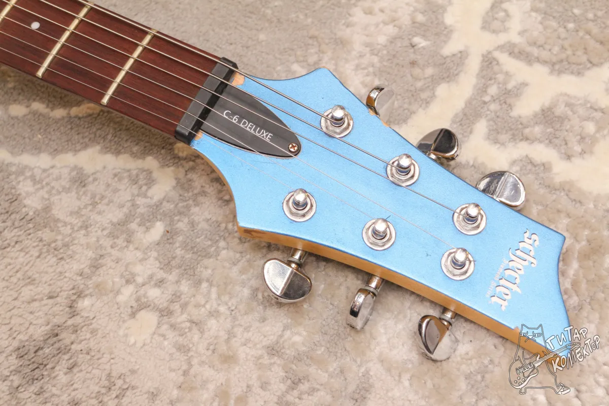 Schecter C-6 Deluxe Satin Metallic Light Blue