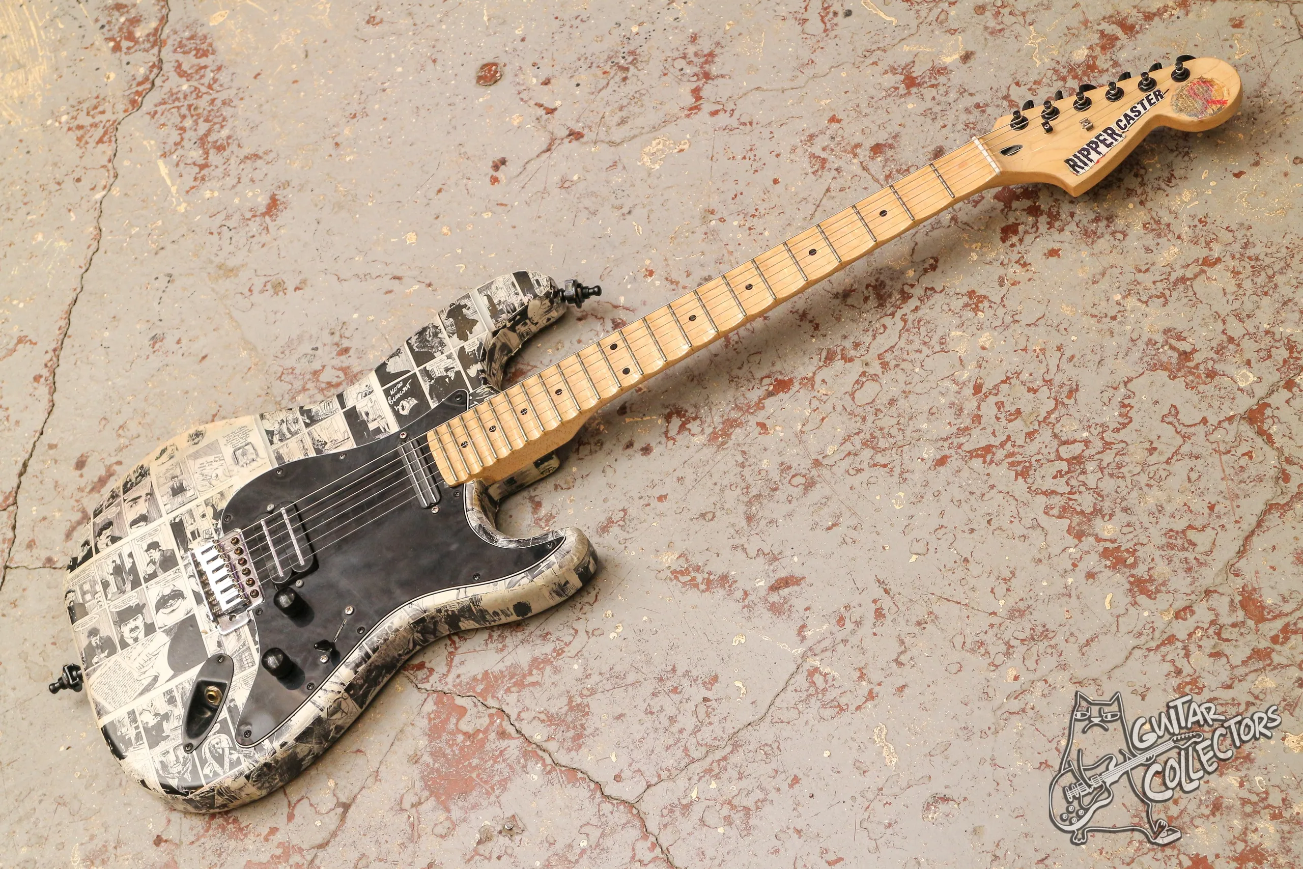 Ripper Caster Stratocaster Scalloped