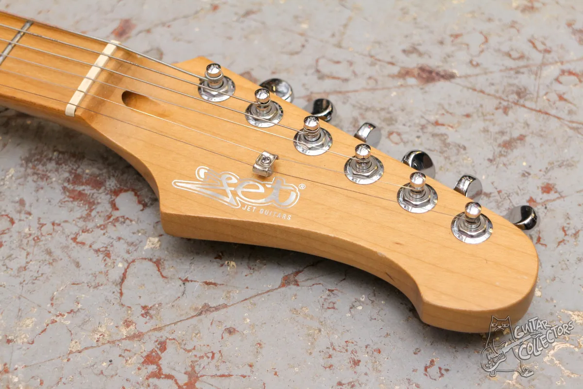 JET JS-450 TBK Fat Strat Transparent Black