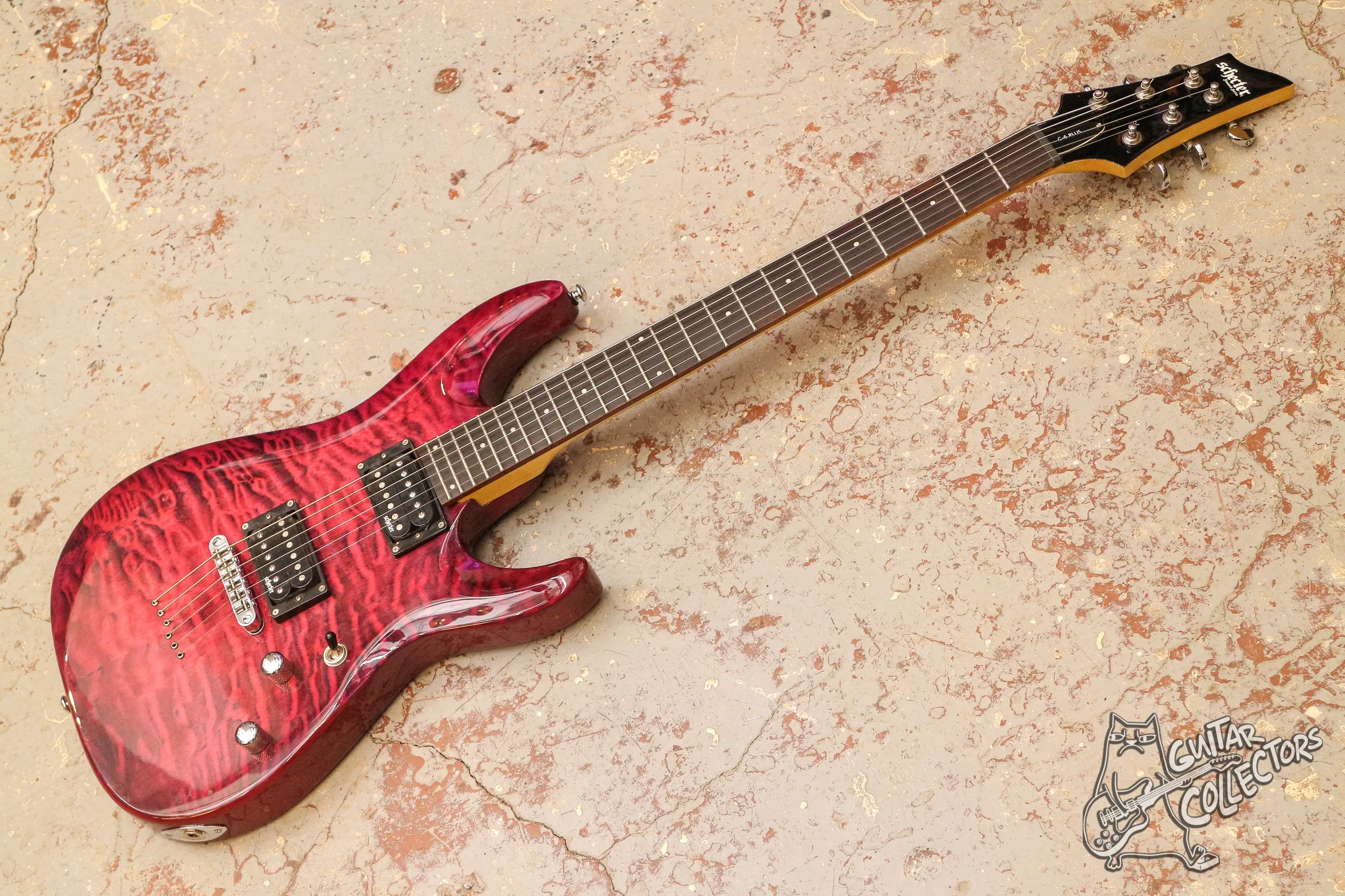 Schecter C-6 Plus Electric Magenta