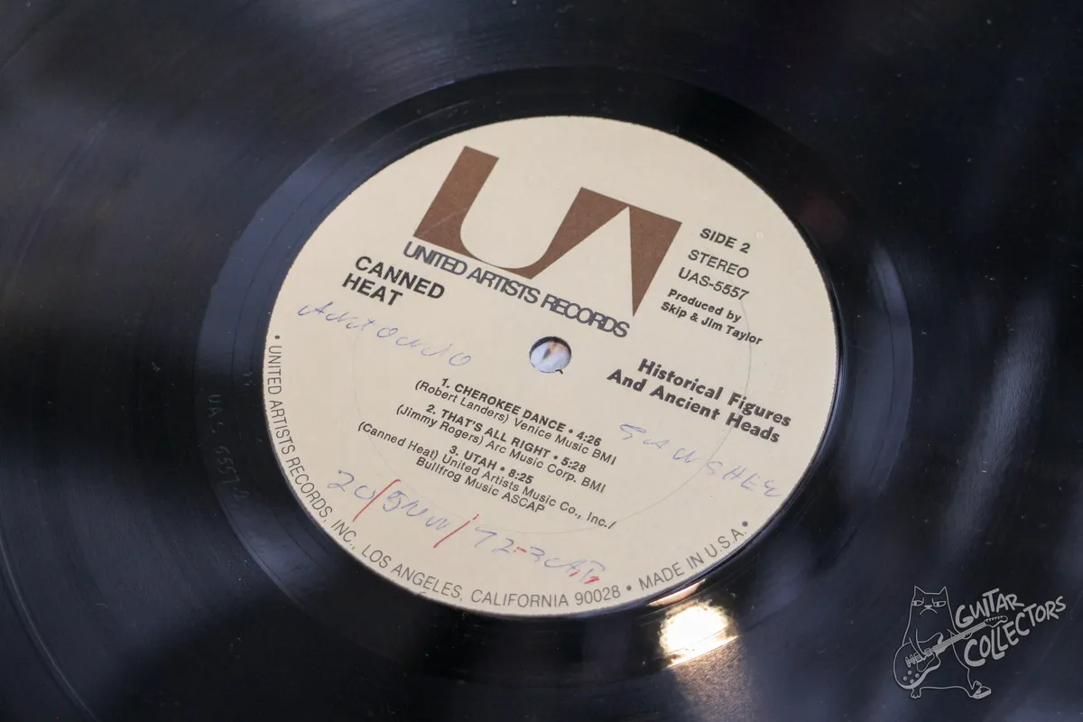 Canned Heat – Historical Figures And Ancient Heads LP USA 1972 VG/NM