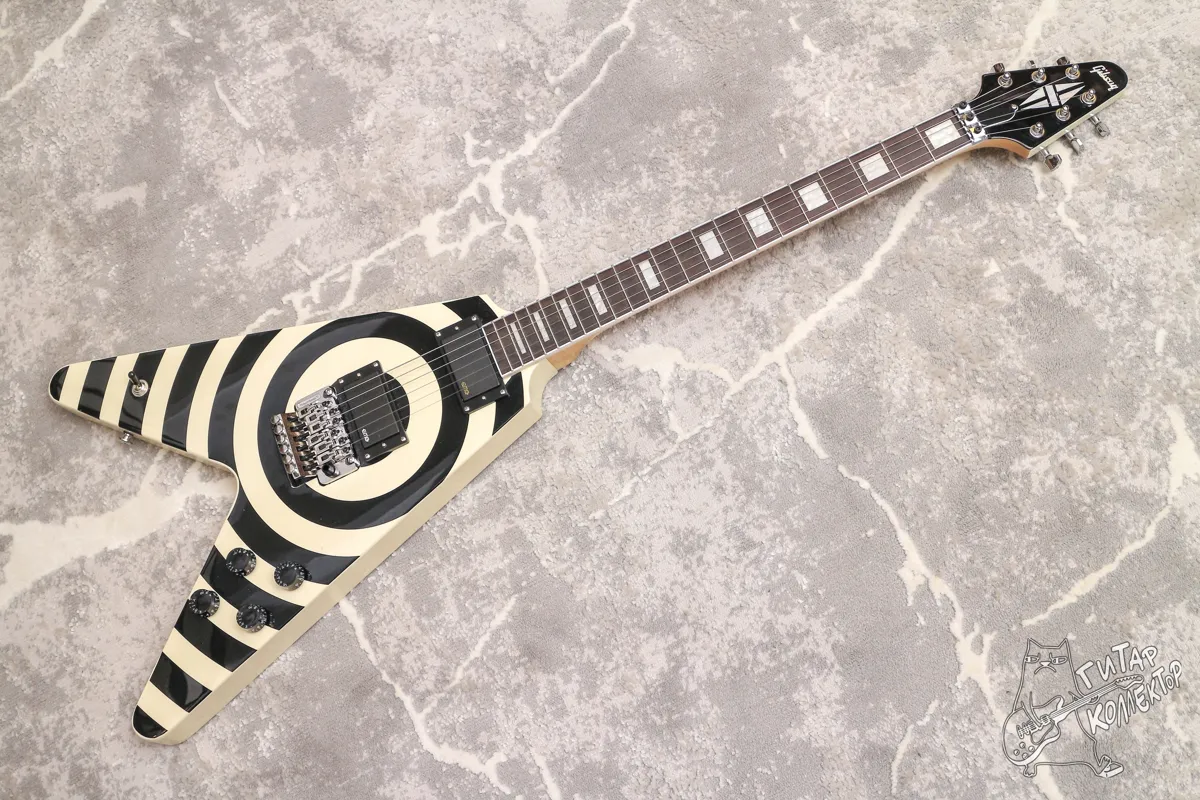 Gibson Flying V Zakk Wylde Bullseye Copy