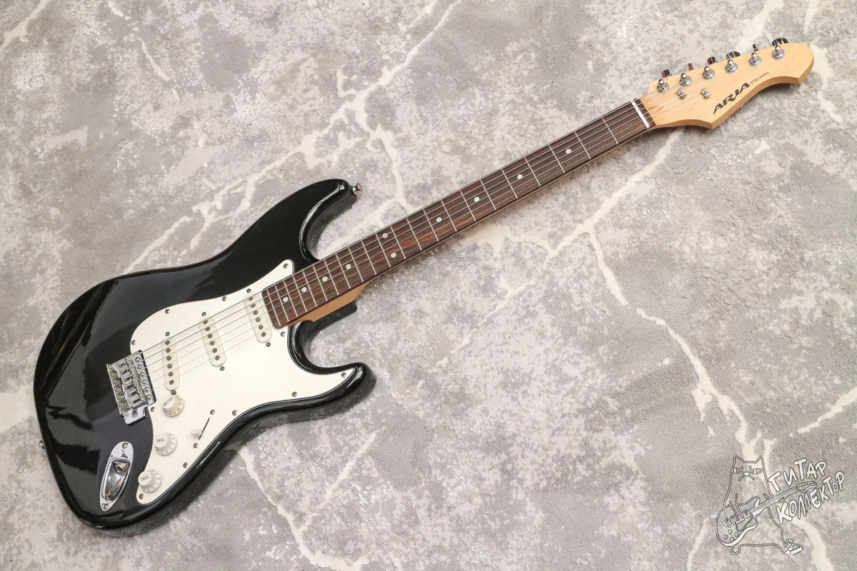 Aria STG Series Stratocaster Black