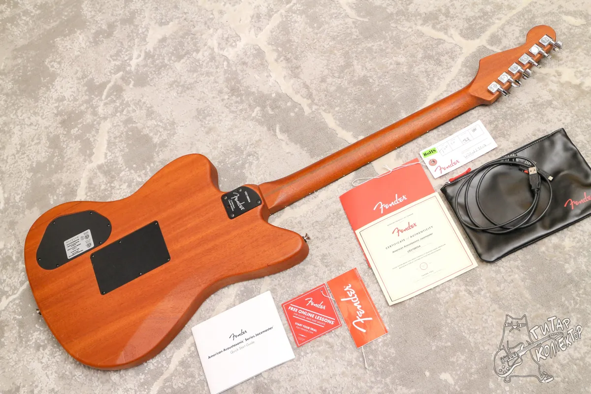 Fender American Acoustasonic Jazzmaster Tobacco Sunburst