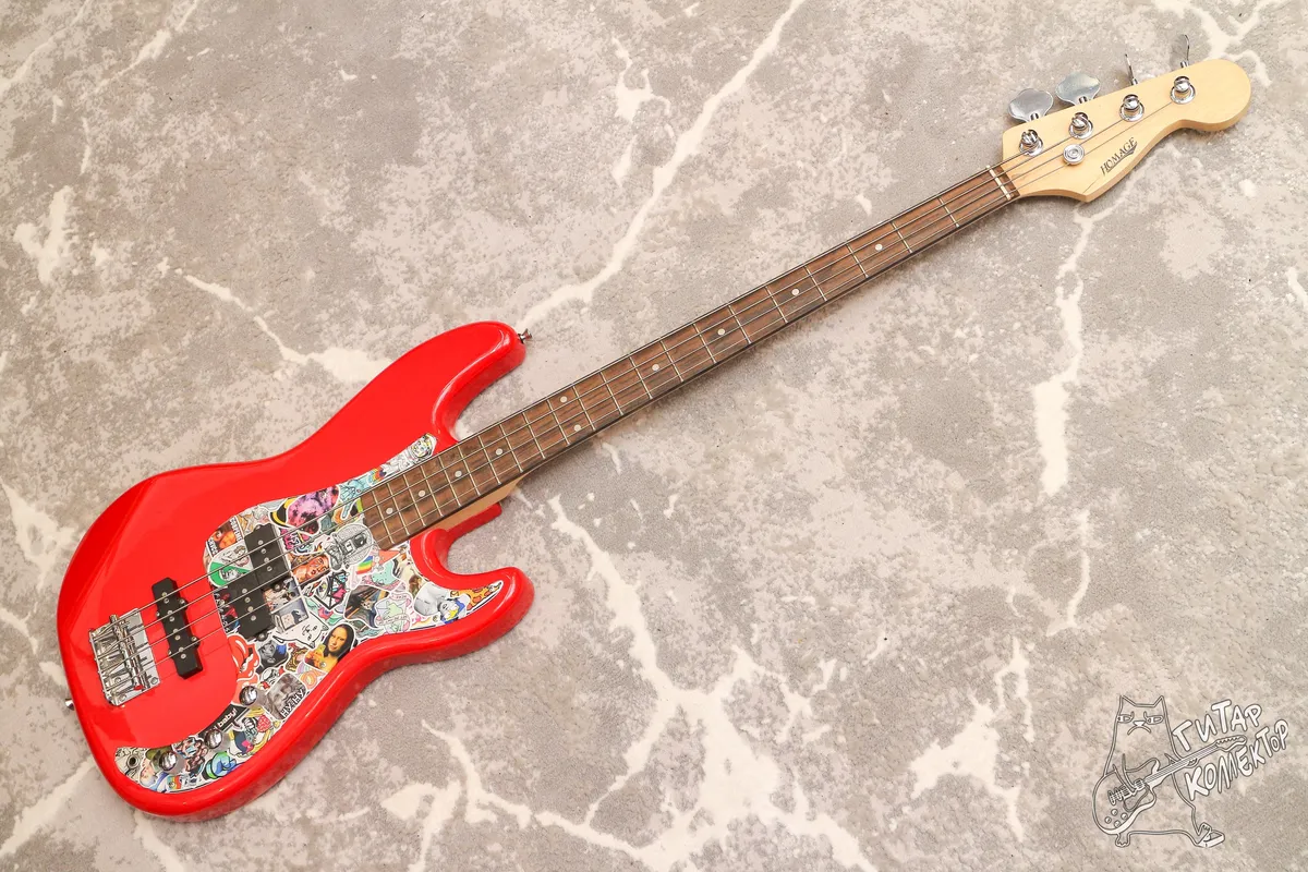 Homage HEB710RD Precision Bass Red