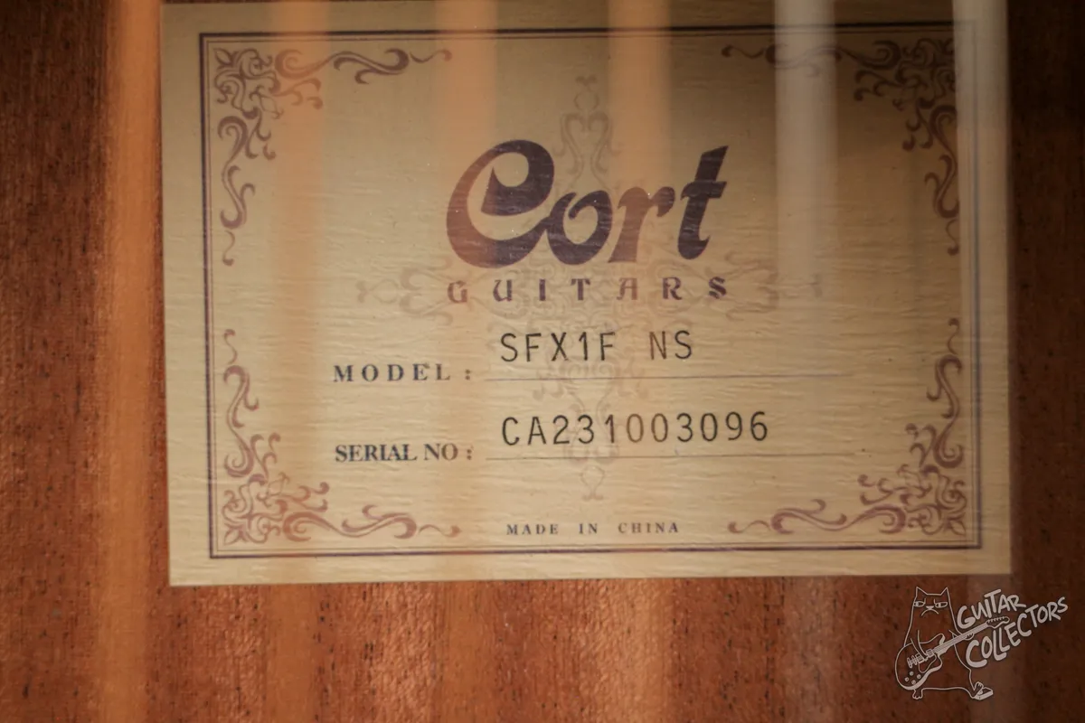Cort SFX1F Natural Satin NEW