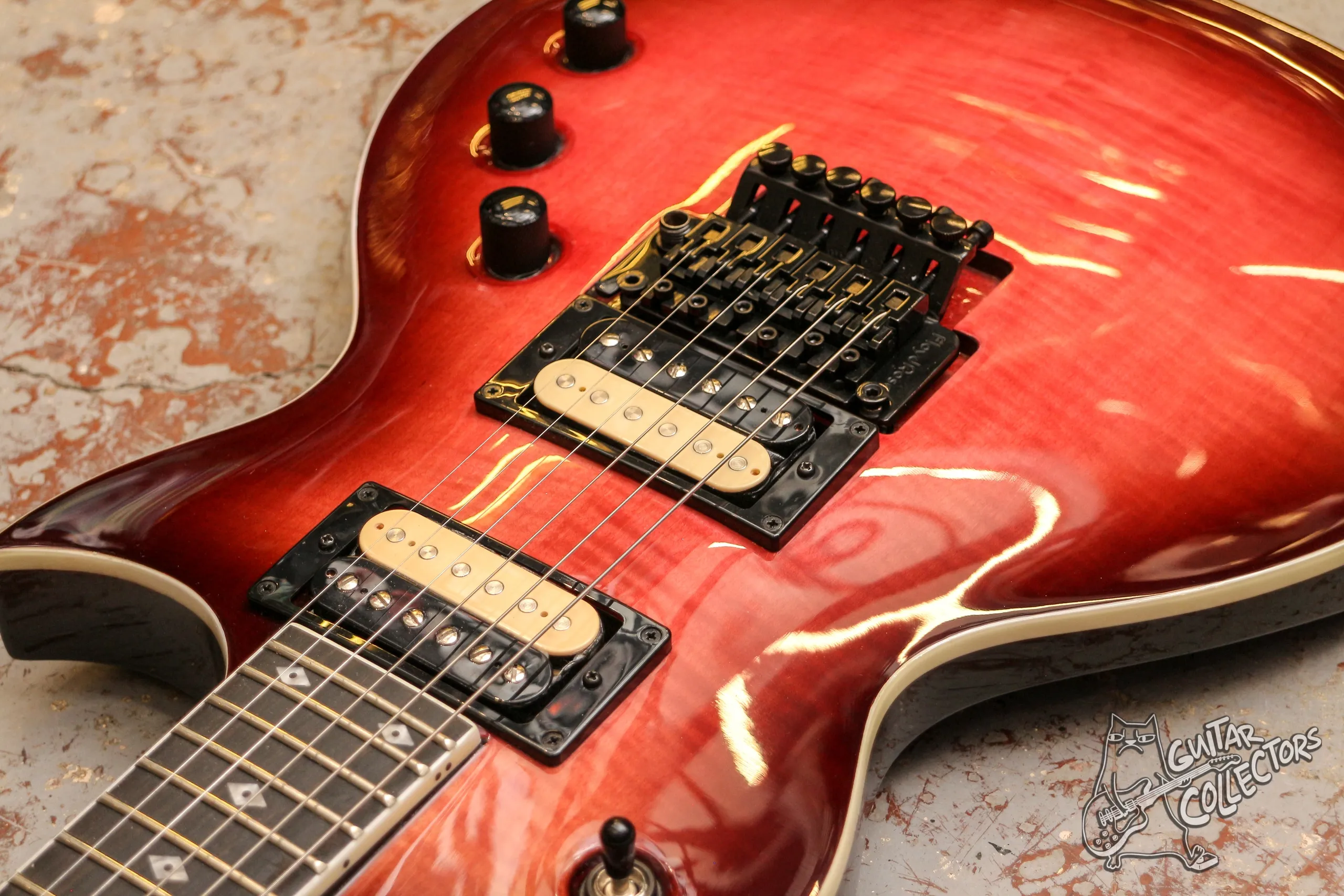 Kramer Assault Figured Magenta Les Paul