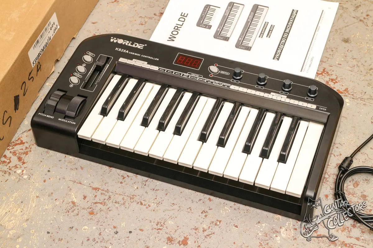 Worlde KS 25 A MIDI keyboard NEW