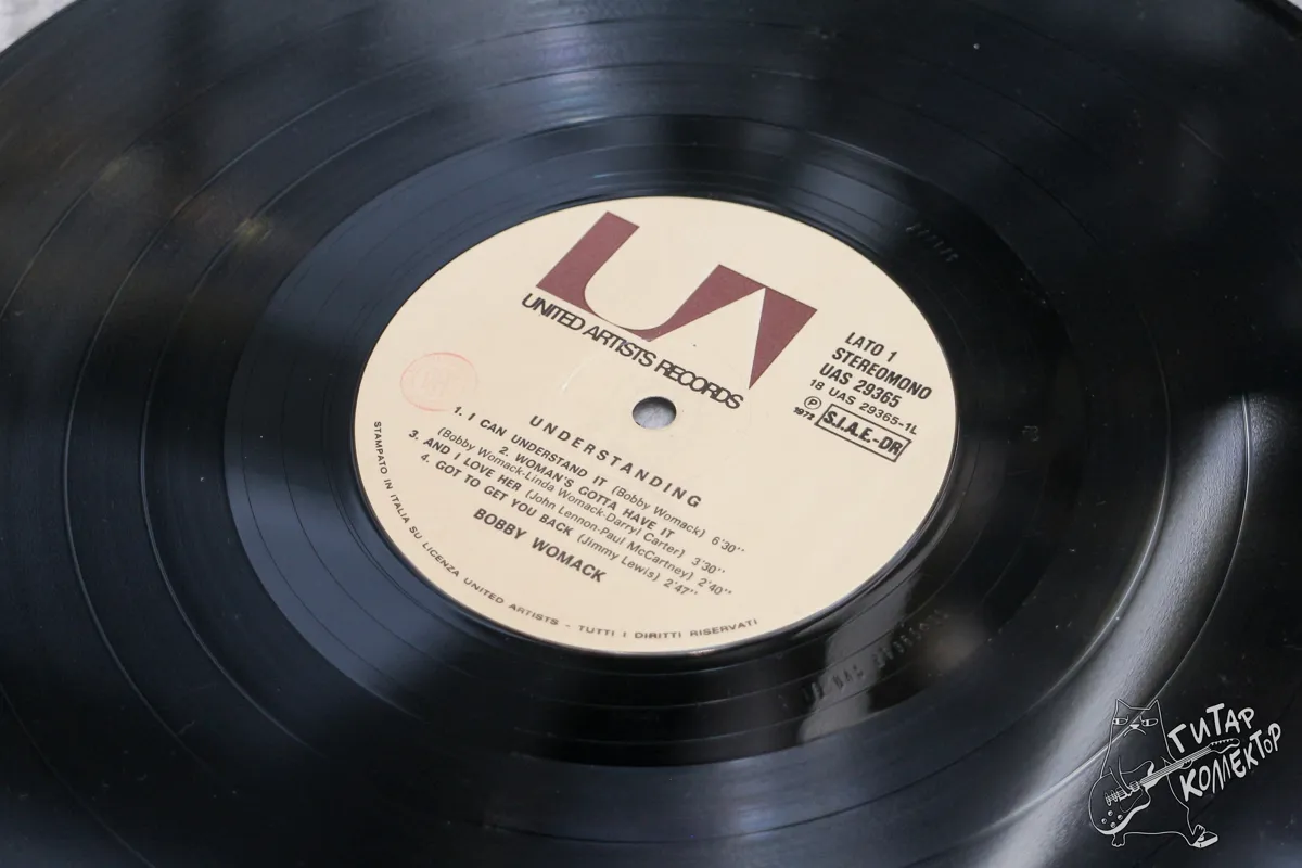 Bobby Womack – Understanding LP Italia 1972 EX/NM
