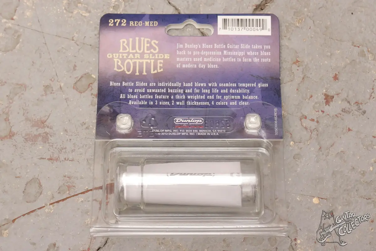 Слайд стеклянный банка, Dunlop Blues Bottle, средний