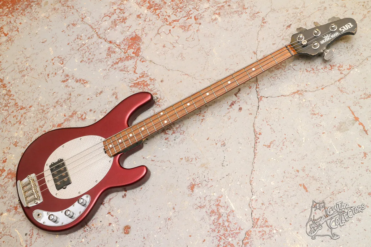 Ernie Ball Music Man SUB Bass Passive Textured Red
