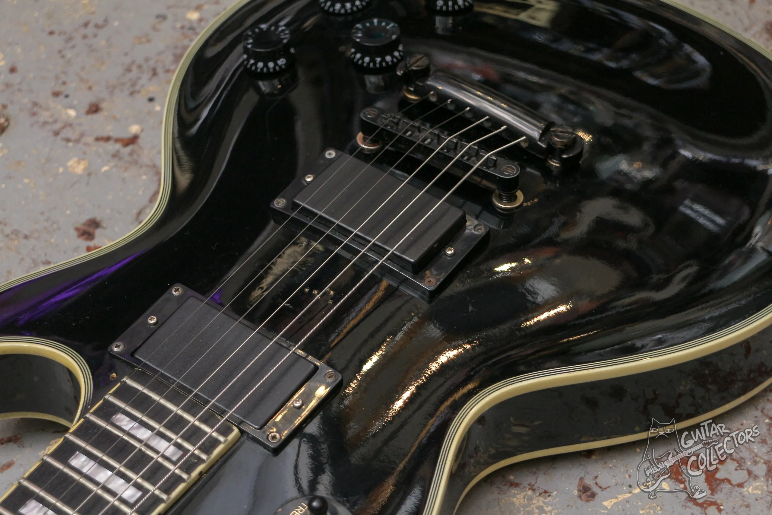 Grass Roots G-LP-60C Les Paul Custom Black