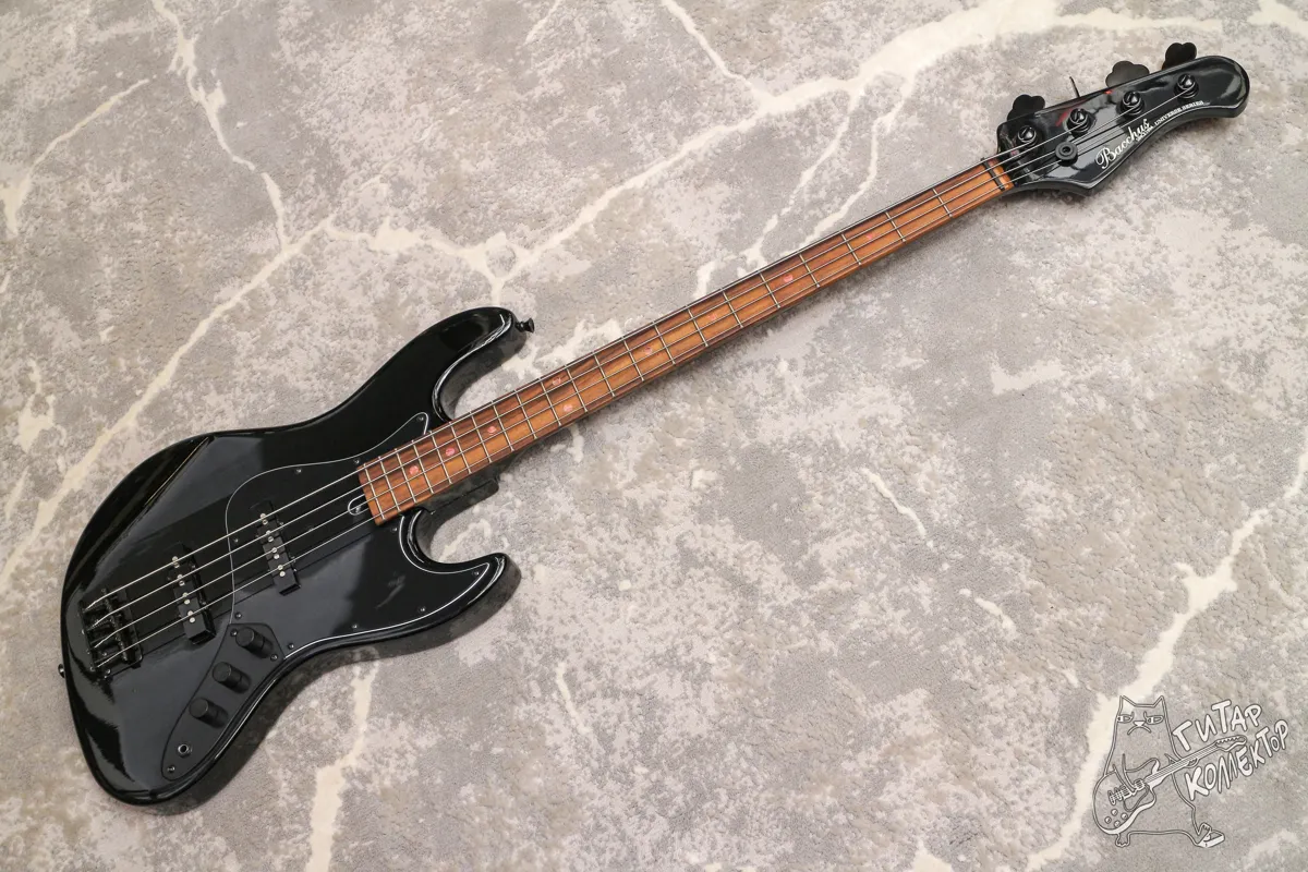 Bacchus HWL-All Black Universe Series Jazz Bass