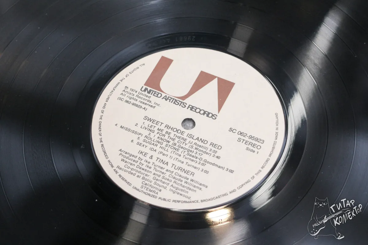 Ike & Tina Turner – Sweet Rhode Island Red LP Holland 1974 EX/NM