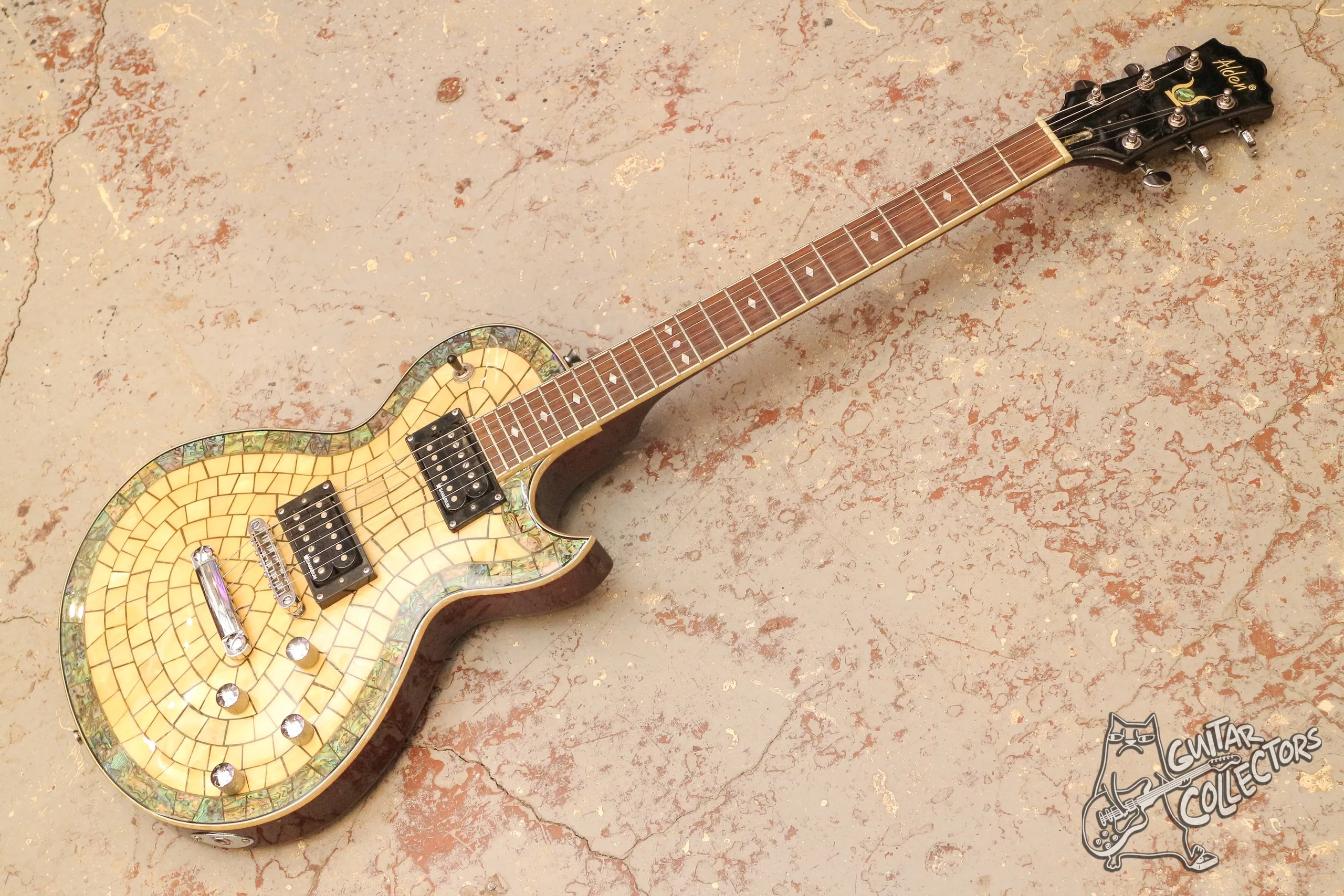Alden Blues Line Abalone Les Paul Standard