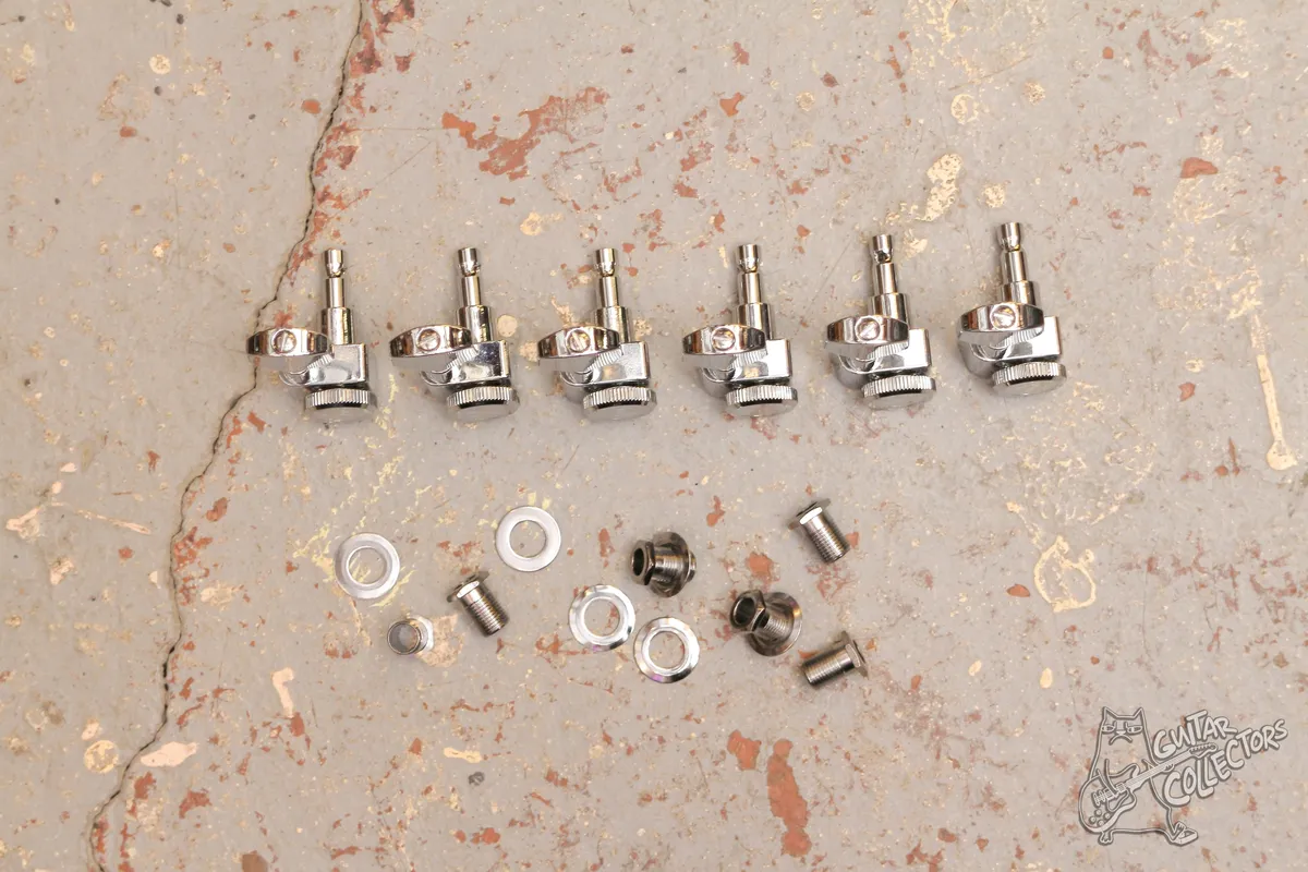 Fender Колки Локовые 6 в ряд Хром