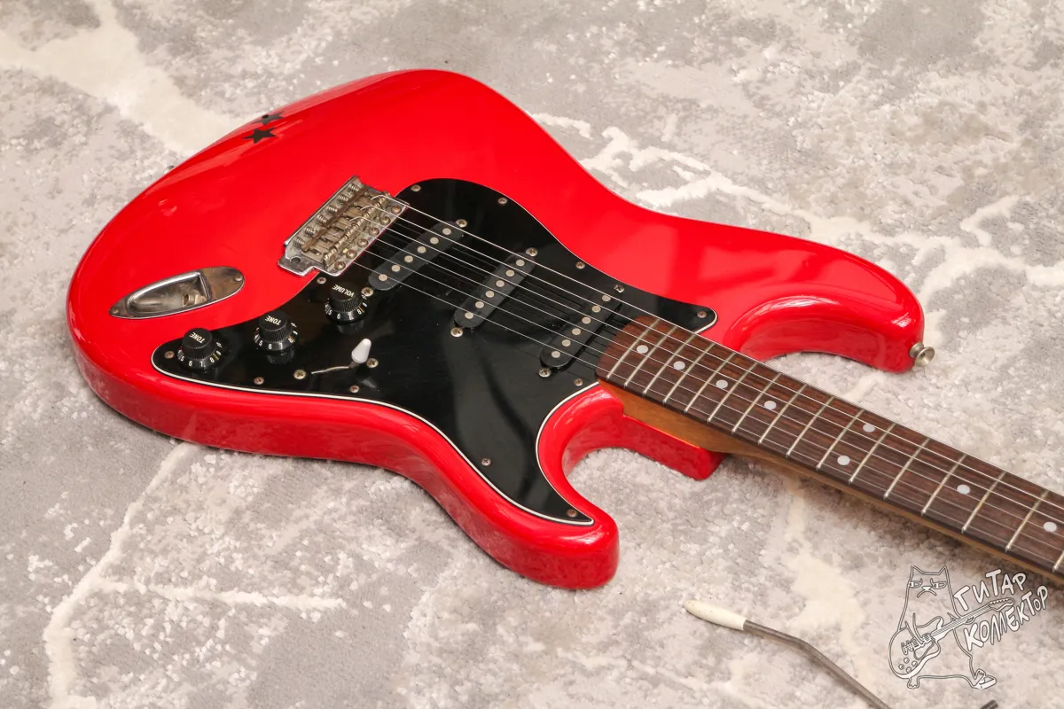 Squier Stratocaster Silver Series Torino Red