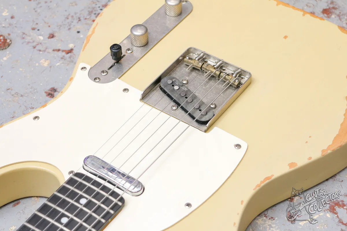 Vintage Icon V62MRAB Distressed Ash Blonde Telecaster