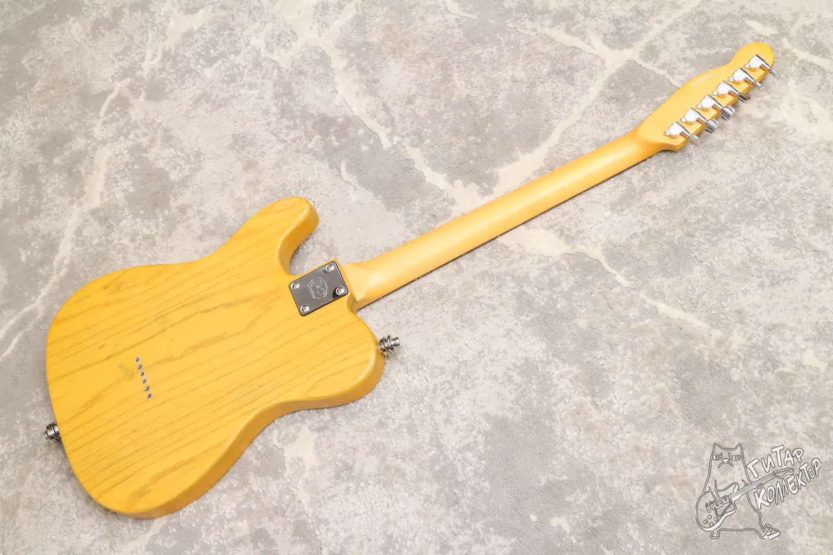 J&D Guitars TL Ash CP Telecaster Vintage Blonde